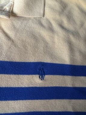 Men's XXL circa 80s Ralph Lauren . great condition. bright yellow/blue stripes